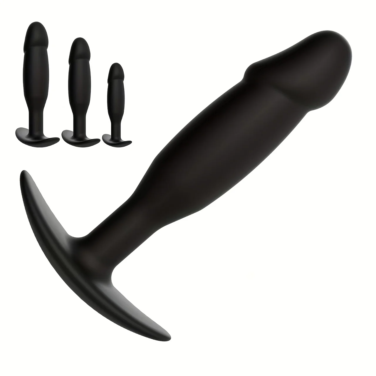 1 Piece Silicone Anal Plug, Anal Dilator, Soft Butt Plug for Men, Women and Couples, Sex Toys for Men and Women
