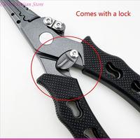 E06B Outdoors Fishing Plier Stainless Steel Fishing Multi Tool Crimping Tool Line Cutter Suitable for Outdoor Camping Durable