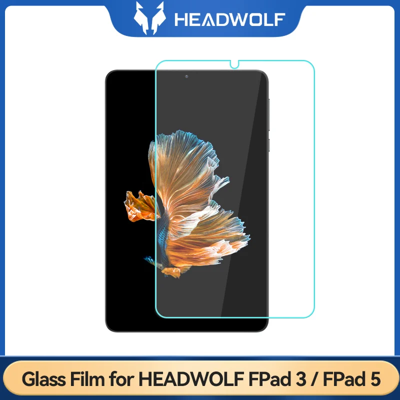 غشاء زجاجي واقي مقسى لجهاز لوحي Headwolf ، FPad3 ، FPad 5