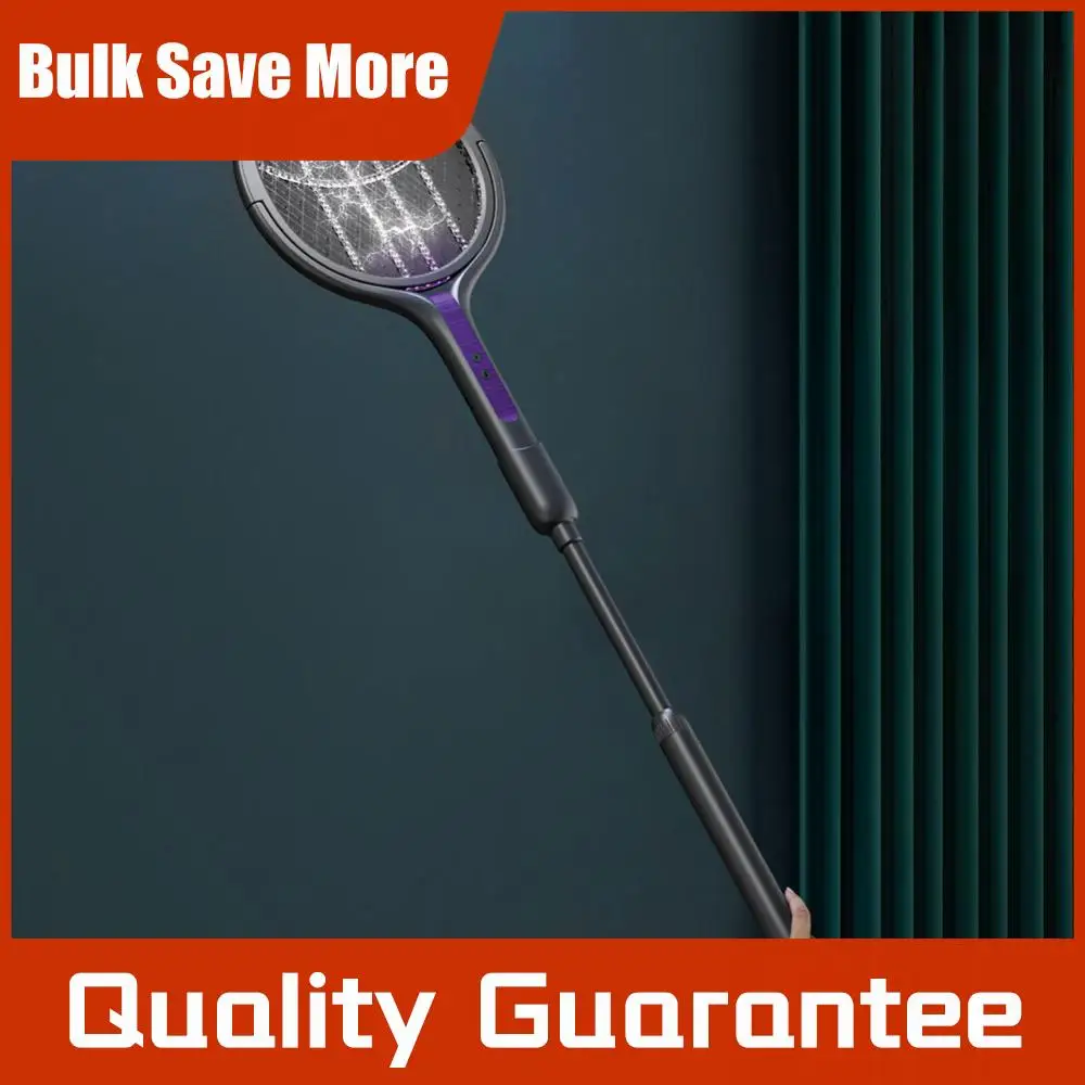 

Rotating Head Electric Fly Swatter 2 in 1 Rechargeable Bug Zapper Racket Fly Zapper for Home Indoor Outdoor