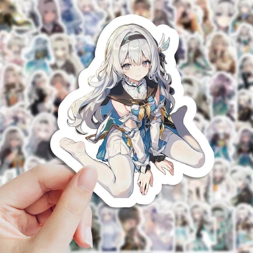 103PCS Anime Genshin Impact Lumine Girl Stickers For Laptop Guitar Phone Luggage Waterproof Graffiti Helmet Car Decal