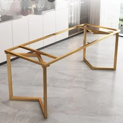Nordic Style Light Luxury Table Leg Bracket Iron Tea Table Foot Base Rock Board  Metal Furniture Support Frame Accessories