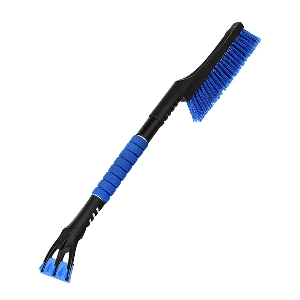 1Pcs Portable Snow Brush Ice Scraper Multi-Function Telescopic Design Car Glass Cleaning Tool for Windshield Frost Sleet Removal