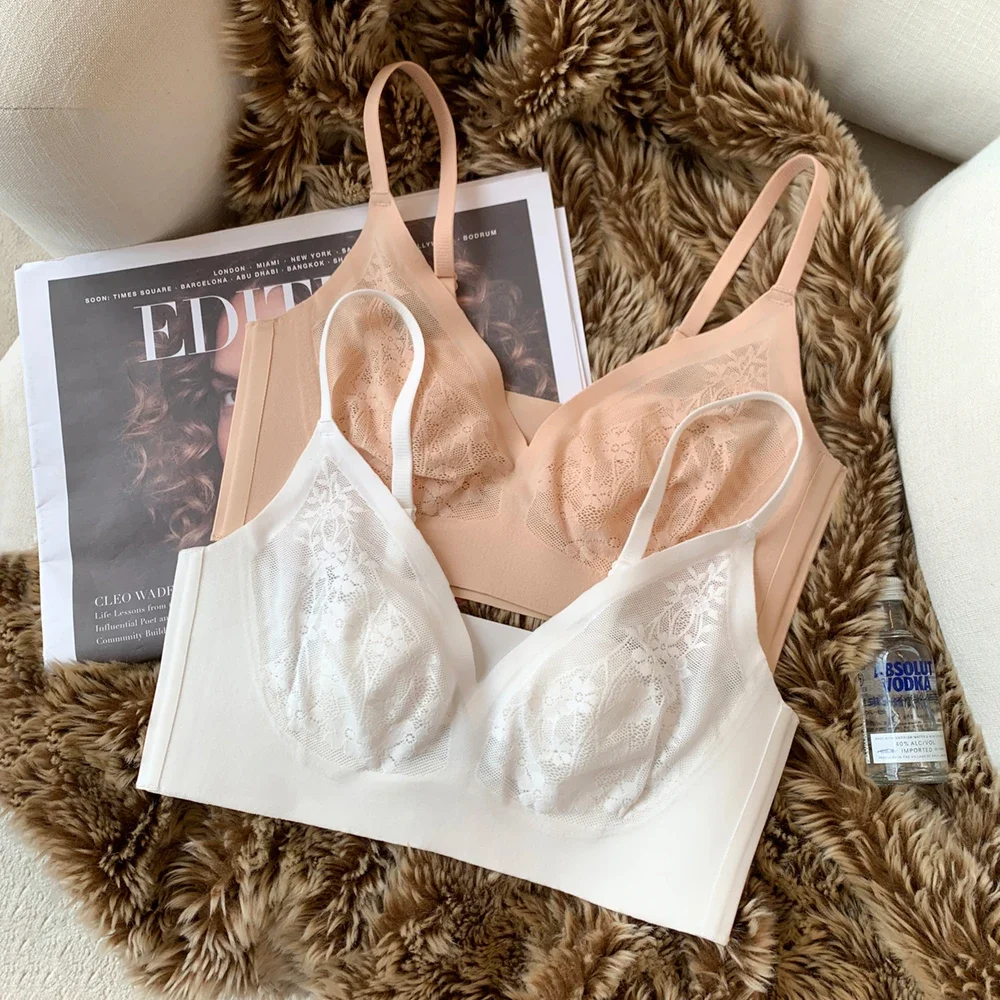 sous-vetements-bonnet-d'oreille-de-lapin-gros-seins-pour-femmes-petit-et-micro-fronce-dentelle-anti-affaissement-sans-anneau-en-acier-soutien-gorge-confortable