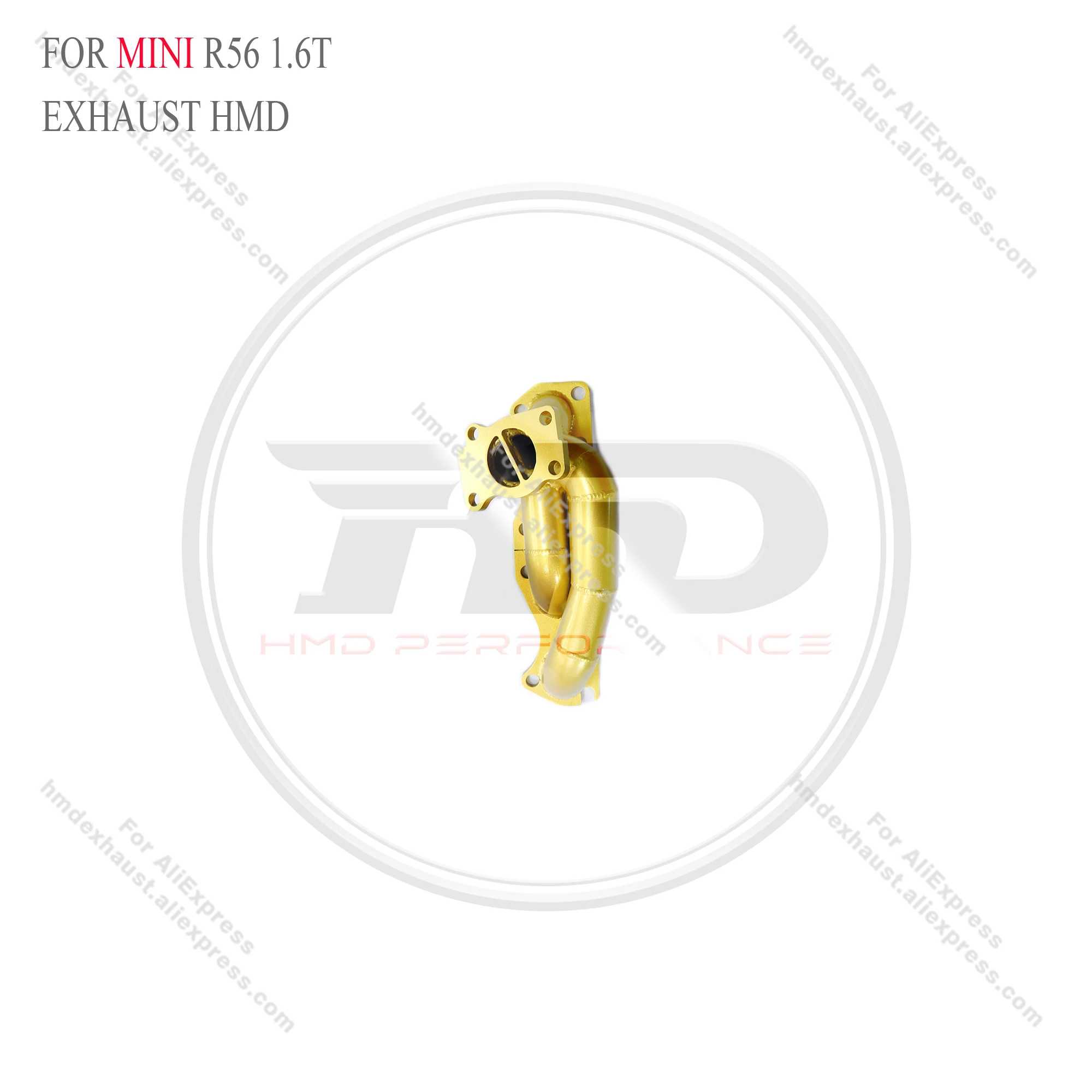 

manifold for MINI R56 1.6T With ceramic heat shield HMD Exhaust System Performance