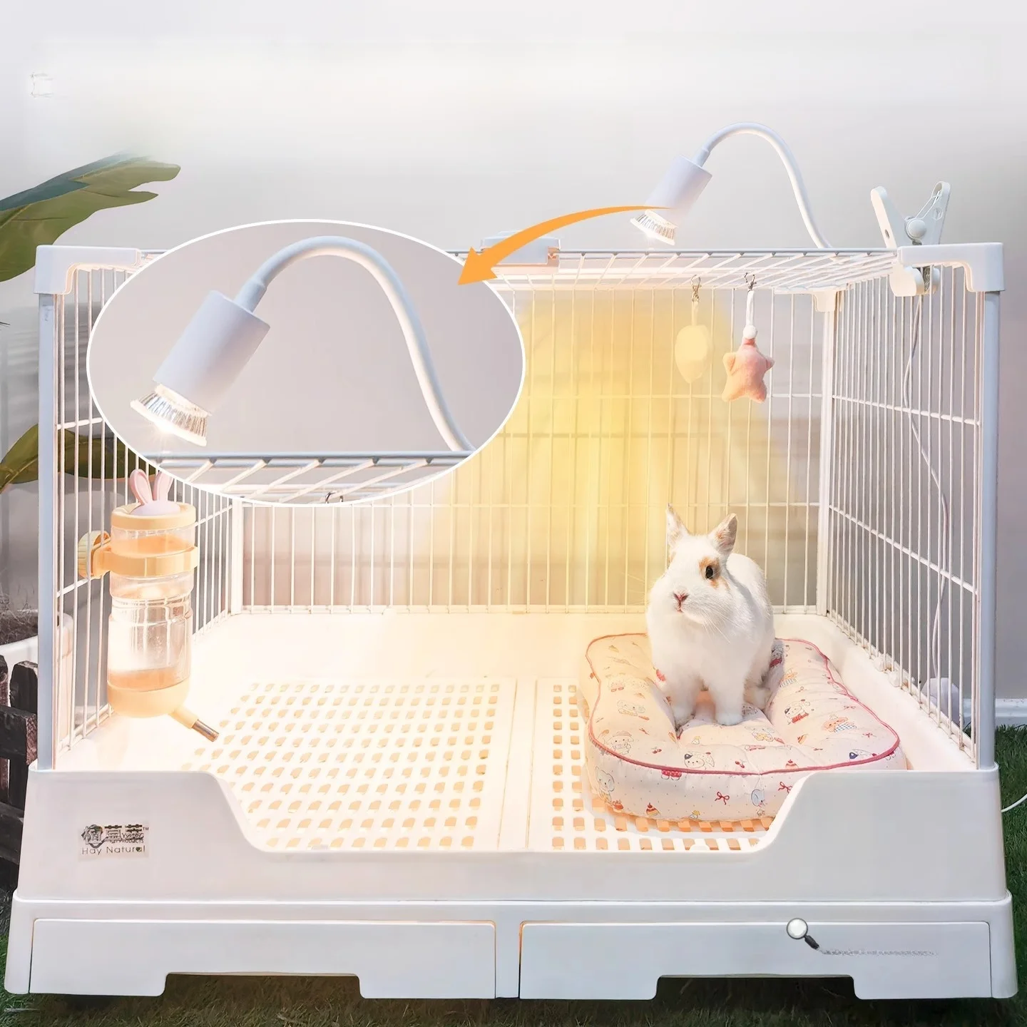 

Winter Warmth Lamp Pet Cage Heating Light Rabbit Pig Dragon Guinea Pig Warmth elter Indoor Pets ential Heating Tool