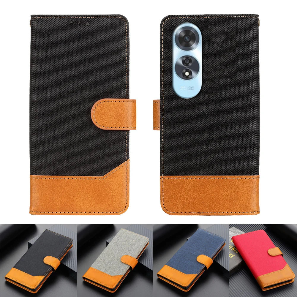 Suitable For OPPO A60 4G Case Luxury Magnetic Wallet PU Leather Phone Bags For OPPOA60 OPPO A 60 4G CPH2631 Case Cover