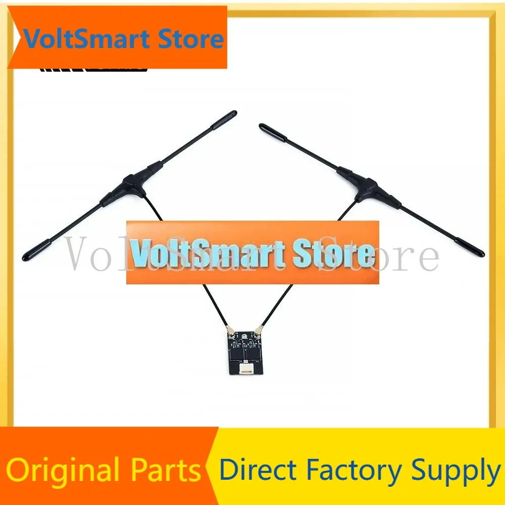 VoltSAxisflying ES900 DUAL RX ELRS Diversity Receiver 915MHz 868MHz With Built-in TCXO For RC Airplane FPV Long Range Drone