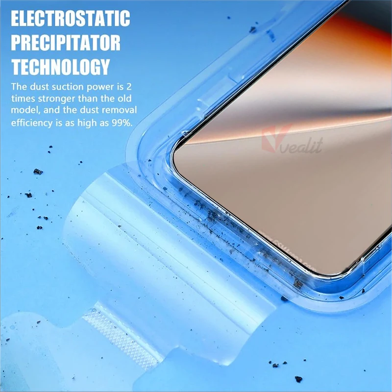 1-3 قطعة التثبيت التلقائي واقي للشاشة خالية من الغبار ل الشرف GT Pro X9d X8b X8a X7c X7d X7b X7a X6c X6b X6a X5b X5c Plus الزجاج