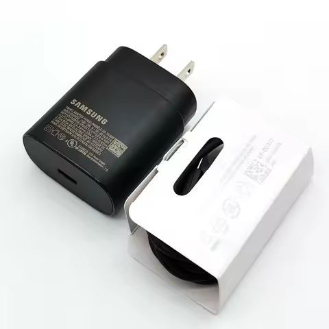 Samsung 25W US Charger PD Super Fast Charge Adapter For Galaxy S20 S21 S22 S23 S24 Note 20 Ultra 10 FE Z Flip Fold 6 5 4 3 2 A15