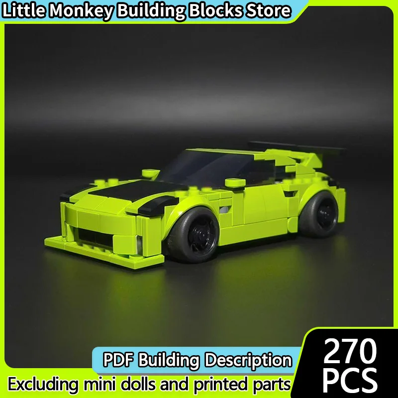 

Speed Racing Car Model MOC Building Bricks 350Z Top Tier Sports Car Modular Technology Children Holiday Gifts Assemble Toys Suit