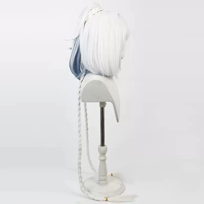 Game Genshin Impact Mualani Cosplay Pruik Vrouwen Schattig Wit Lang Hittebestendig Synthetisch Haar Halloween Carnavalsfeest Rollenspel