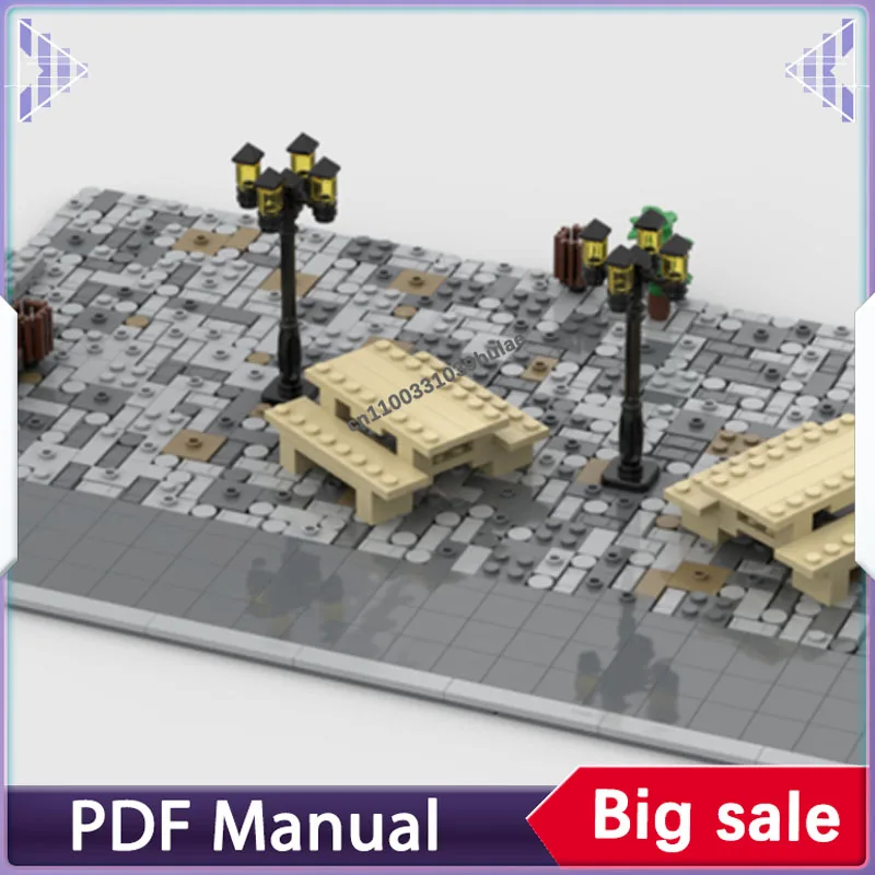 

Модульный фудтрак на 905 деталей - Дисплей для наборов 60404 + 40681, аксессуар для конструктора, декоративные элементы, кирпичики для взрослых