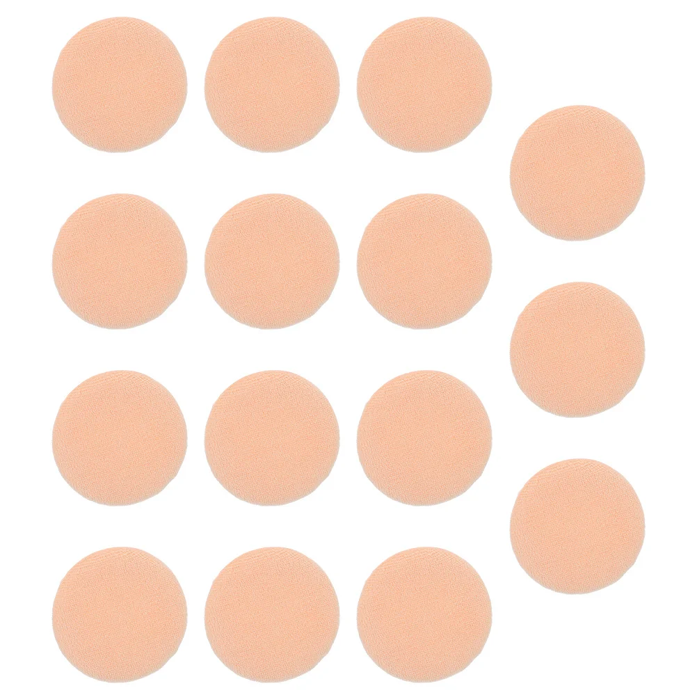 

15Pcs Rounded Makeup Powder Safe Comfortable Applicators for Face Applying Powder Supple Makeup Pads for Natural