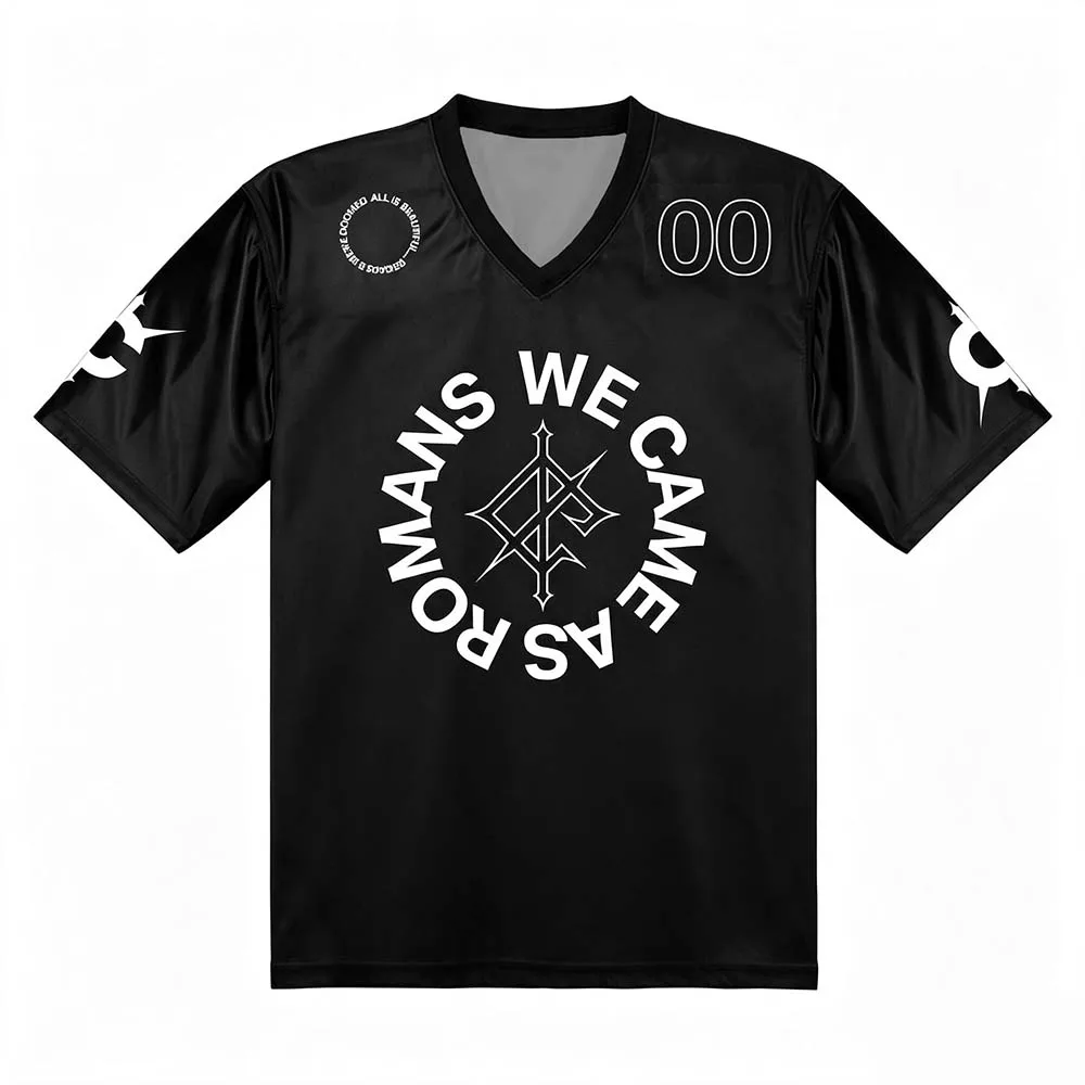 We Came As Romans Doomed Jersey Soccer Jersey Unisex Streetwear Football Tee Loose Short Sleeve Summer Men T-shirt  Print Merch