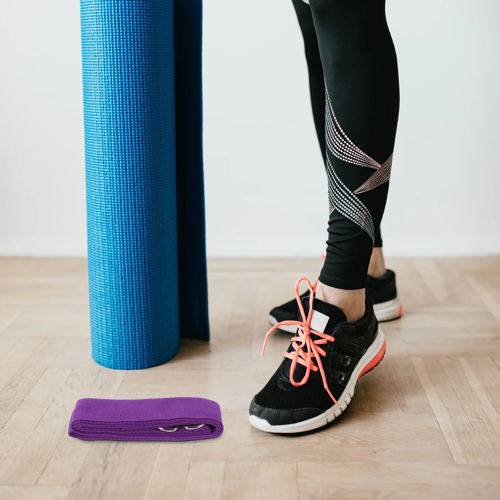 

5Pcs Yoga Band Reusable Non Elastic Strap for Daily Exercise and Home Gym Use Sturdy Inelastic Yoga Belt for Strength and