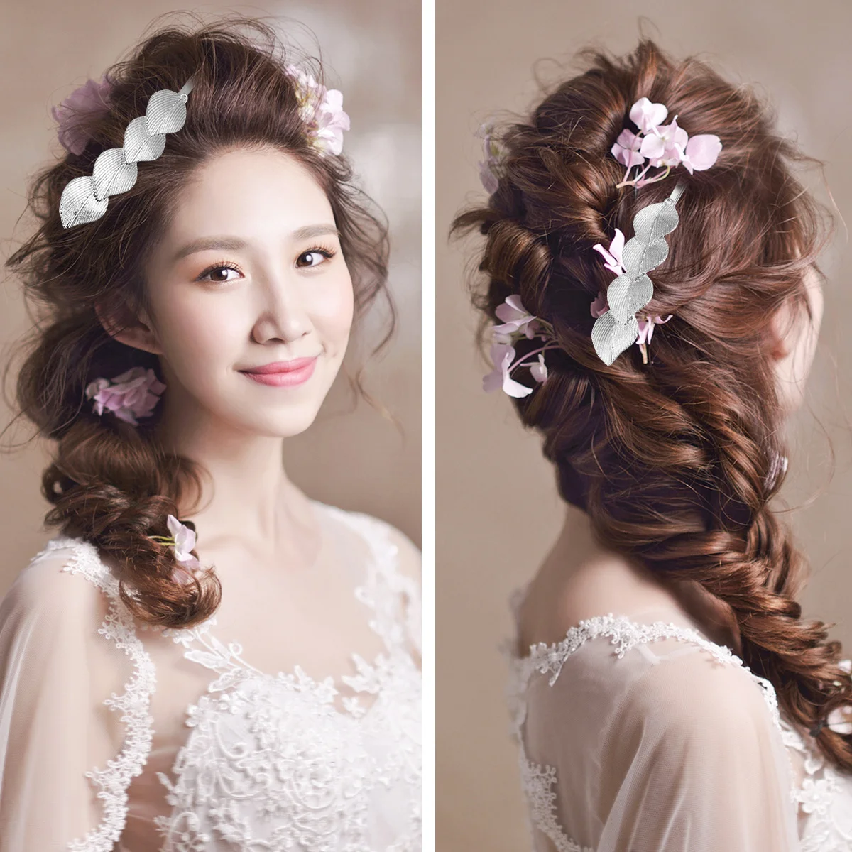 

1Set Durable Leaves Hairpins Golden Silver Rose Gold Stylish Hair Clips for Women Girls Trendy Accessories Leaves Hairpin