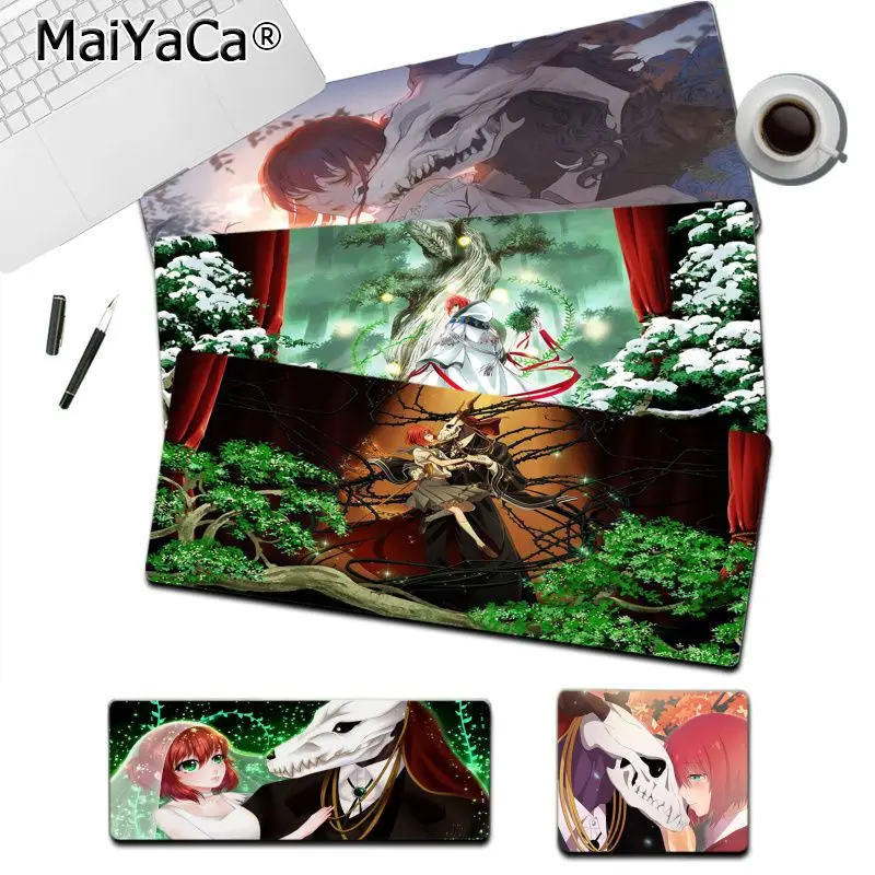 Anime Ancient Magus Bride Mousepad New Rubber Mouse Durable Desktop Mousepad Size For Game Keyboard Pad For Gamer