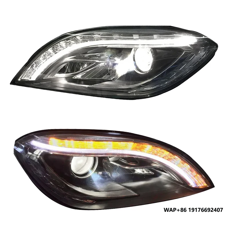 

for Mercedes Benz ML W166 GL Headlights Front Light 2012 2015 Upgrade LED Headlamp ML350 ML300 Automotive Accessories