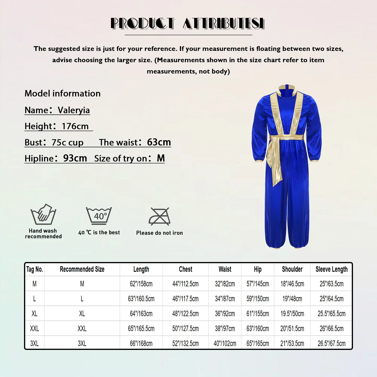 Erwachsene Herren Arabischer Prinz Rollenspiel Kostüm Gold Metallic Robe mit Reißverschluss hinten für Halloween Cosplay Mottopartys