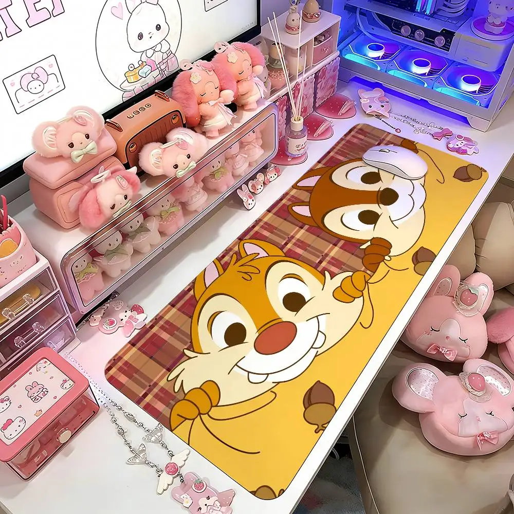 

C-Chip And D-Dale Mouse Pad Gaming Deskmat Sakura Mousepad Anime Office Carpet Gamer Keyboard Computer Desks