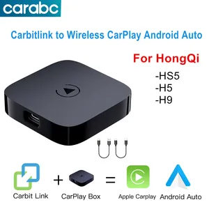 Carbitlink for HongQi HS5 H5 H9 Carbit Link Smartlink Easy Connection to Wireless CarPlay Android Auto