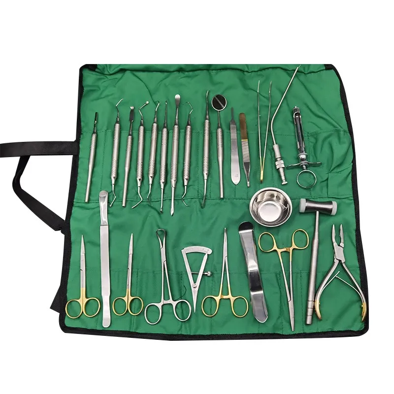 Kit de implante dentário para odontologia, raiz óssea básica, oral, instrumento AR, 26 peças