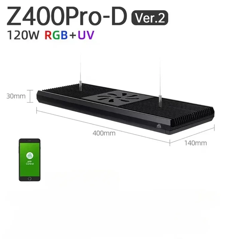 Week Aqua 水生植物ライト Z250 Z400 Pro RGB UV レンズ付き スポット