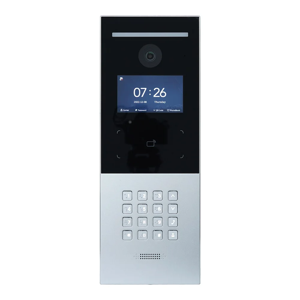 DH Multi-language Apartment IP Video Intercom VTO6521F IP Outdoor Station,support RFID door phone,SIP Doorbell