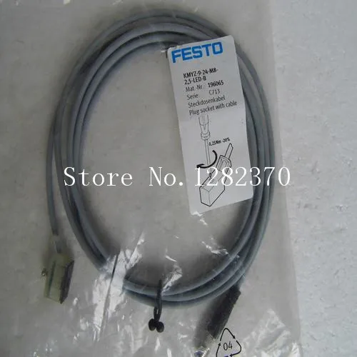 New original authentic FESTO plug KMYZ-9-24-M8-2,5-LED-B stock 196 065 --2pcs/lot