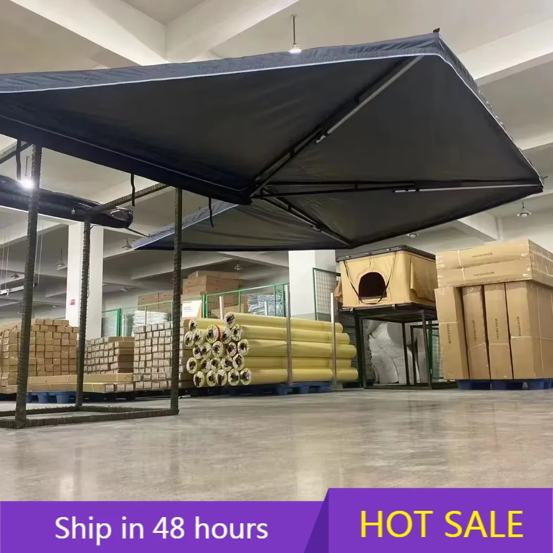 

YTYIN 4x4 Waterproof Aluminium 270 Degree Sunshade Retractable Camping Awning Tent with Hard Shell Outdoor Car Sun Shelter
