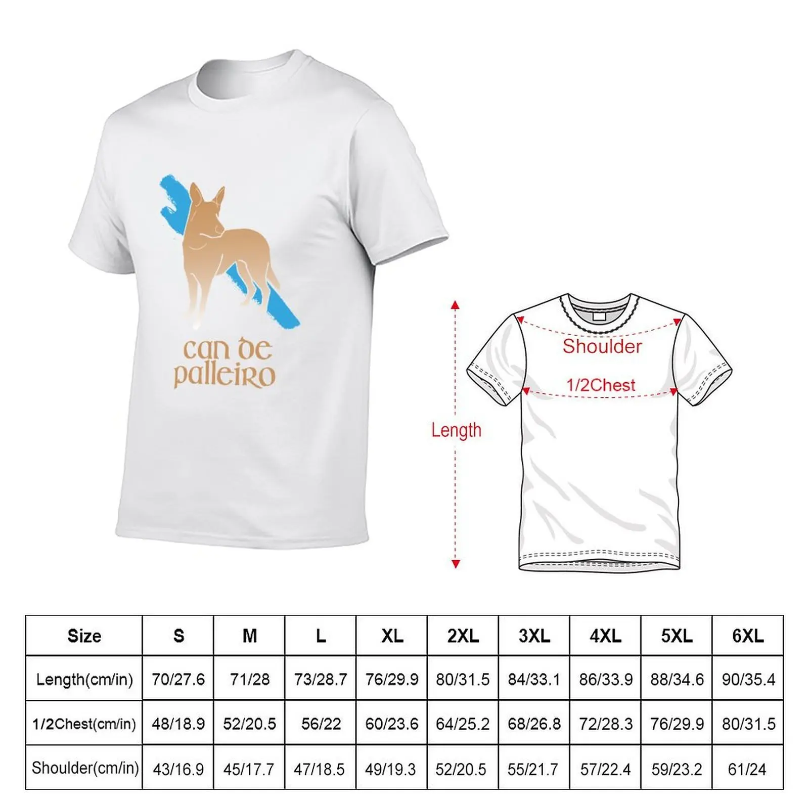 Can de Palleiro (version without border - filled brown) T-Shirt funny t shirts cotton man tshirt cotton tshirt 100% T-shirt