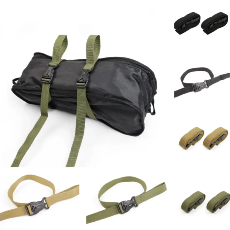 

Black Green Khaki Outdoor Nylon Lashing Straps for Tent Camping Gear Backpack Securing Storage Tightening Cord Hunting Tatical