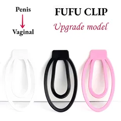 Male Penis Training Device Panty Chastity With the Fufu Clip,Light Plastic Trainingsclip Cock Cage Sex Toy For Sissy BondageClip