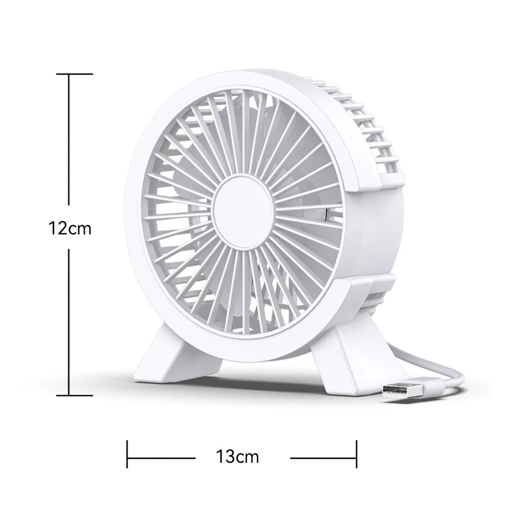 Mini USB Fan Portable DC Desk Cooler Cooling for Notebook Laptop Personal Adjustment Fan Table Fan Home Office Outdoor