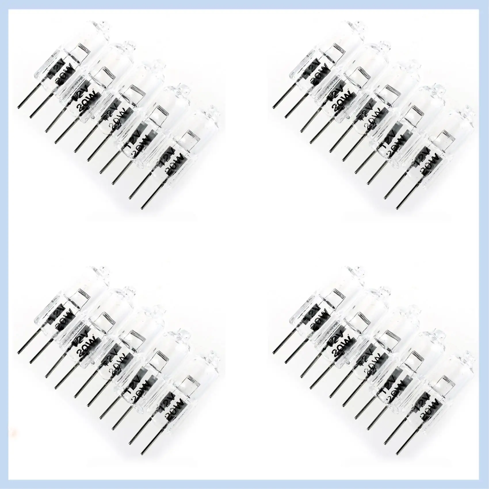 

AS63-20 X G4 20W 12V Clear Halogen Capsule Lamp Light Bulbs