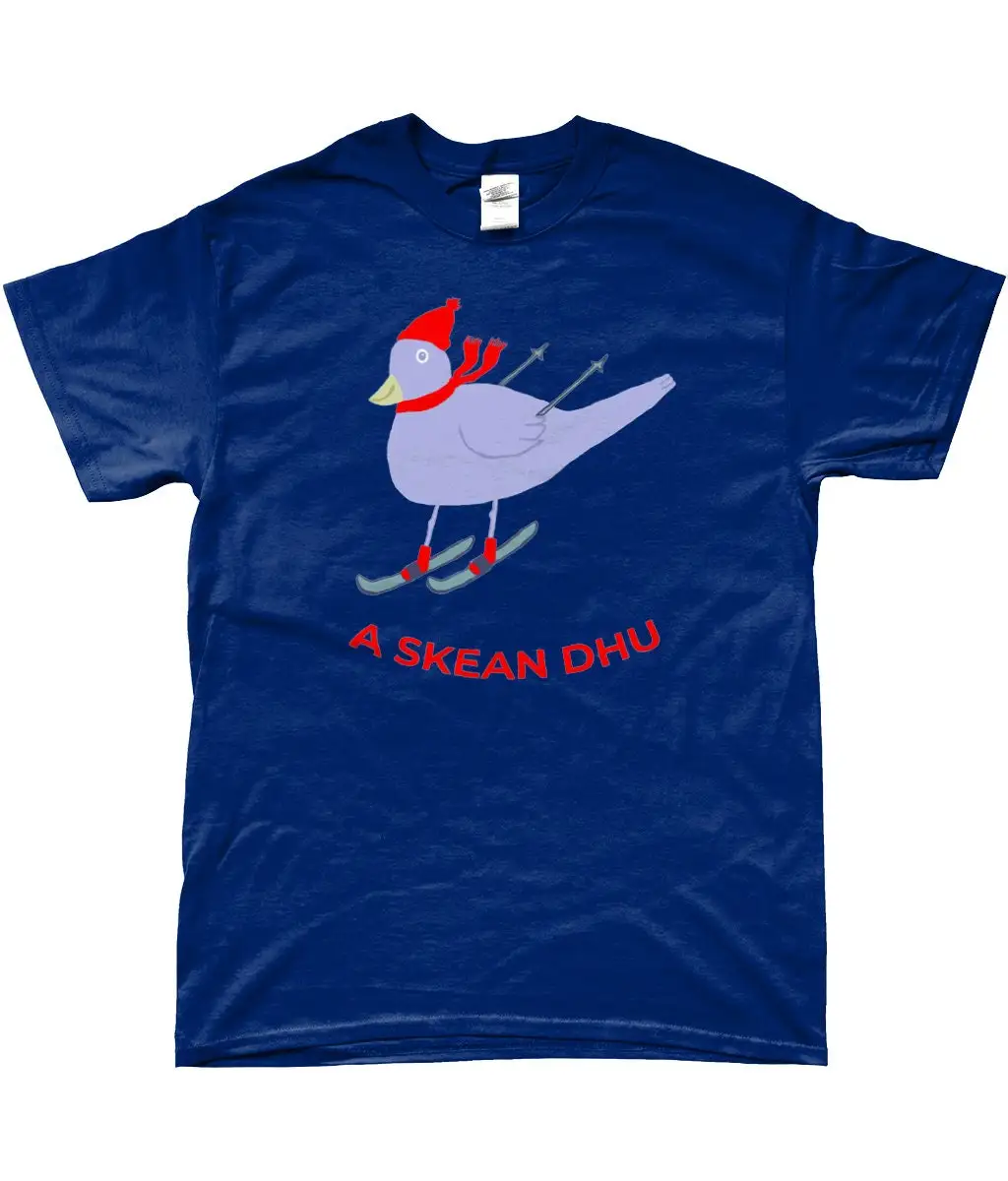 Funny Scottish T Shirt A Skean Dhu Bird Pigeon Language Gaelic Humour Fun Scots Idea