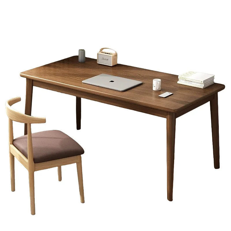 

Desk Home Student Learning to Write Simple Table Rental House Solid Wood Legs Bedroom Work