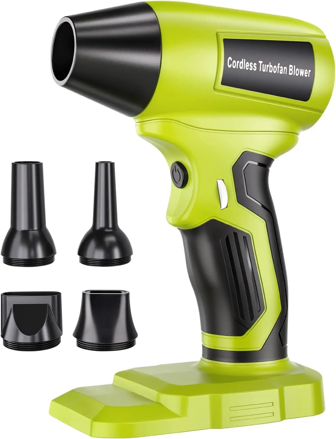 Аккумуляторная воздуходувка для листьев Ryobi 18 В — бесщеточный двигатель, 130 тыс. об/мин, легкая воздуходувка для листьев и снега (батарея в комплект не входит)