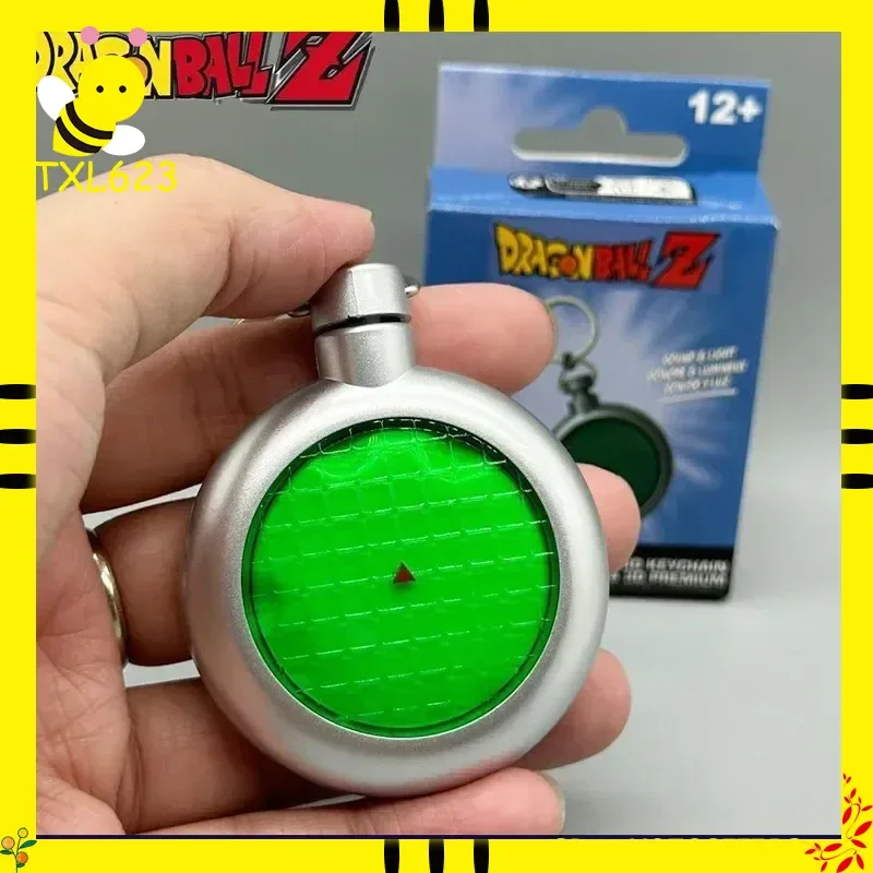 Chaveiro de radar Dragon Ball recarregável com som e luz, ornamento de mochila, chaveiro colecionável, presente para fãs