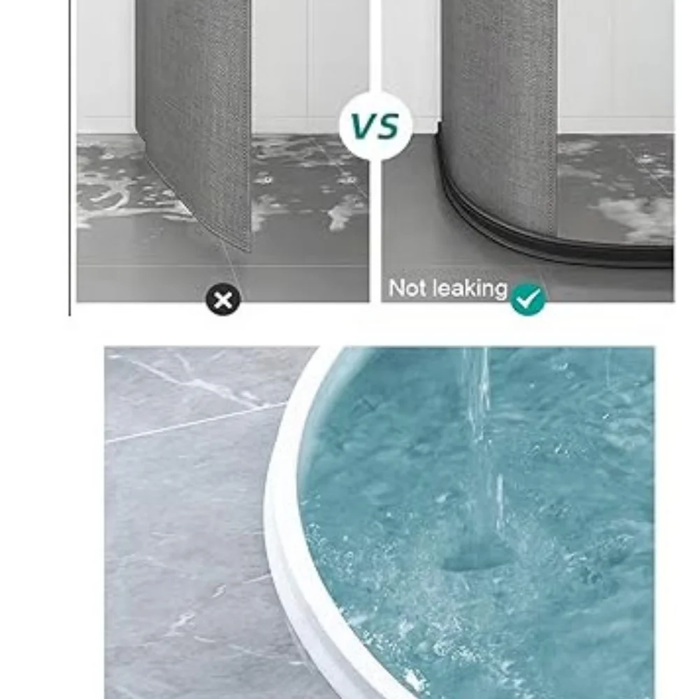 1 قطعة 1 متر/39.37in لتقوم بها بنفسك دش حاجز المياه سيليكون انحناء المياه الاحتفاظ قطاع ل عتبة باب الحمام حاجز الفيضانات #4