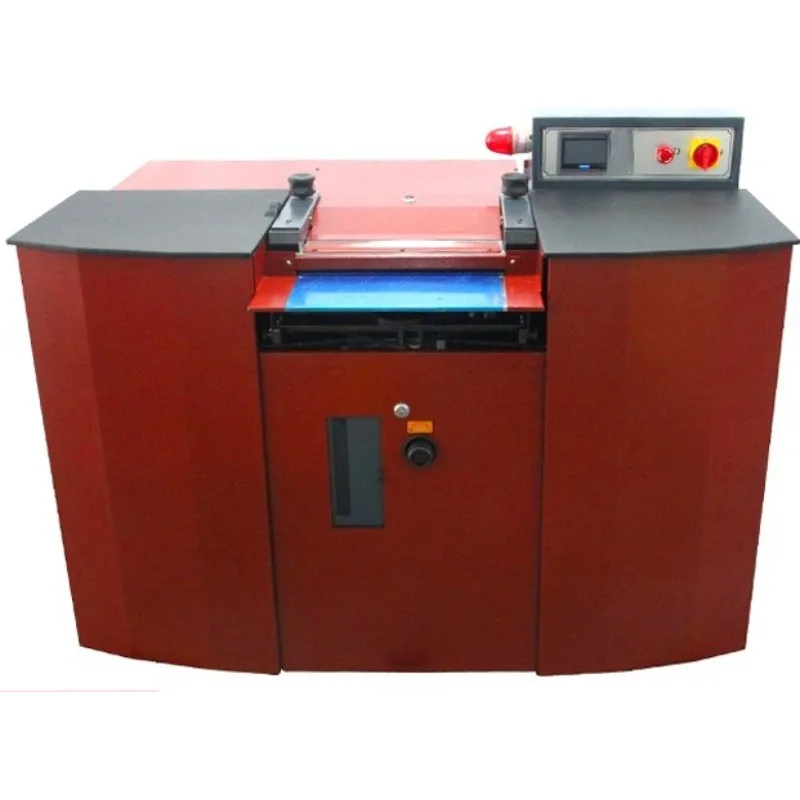 With blade leather machine, high precision 420 slicer rubber layering