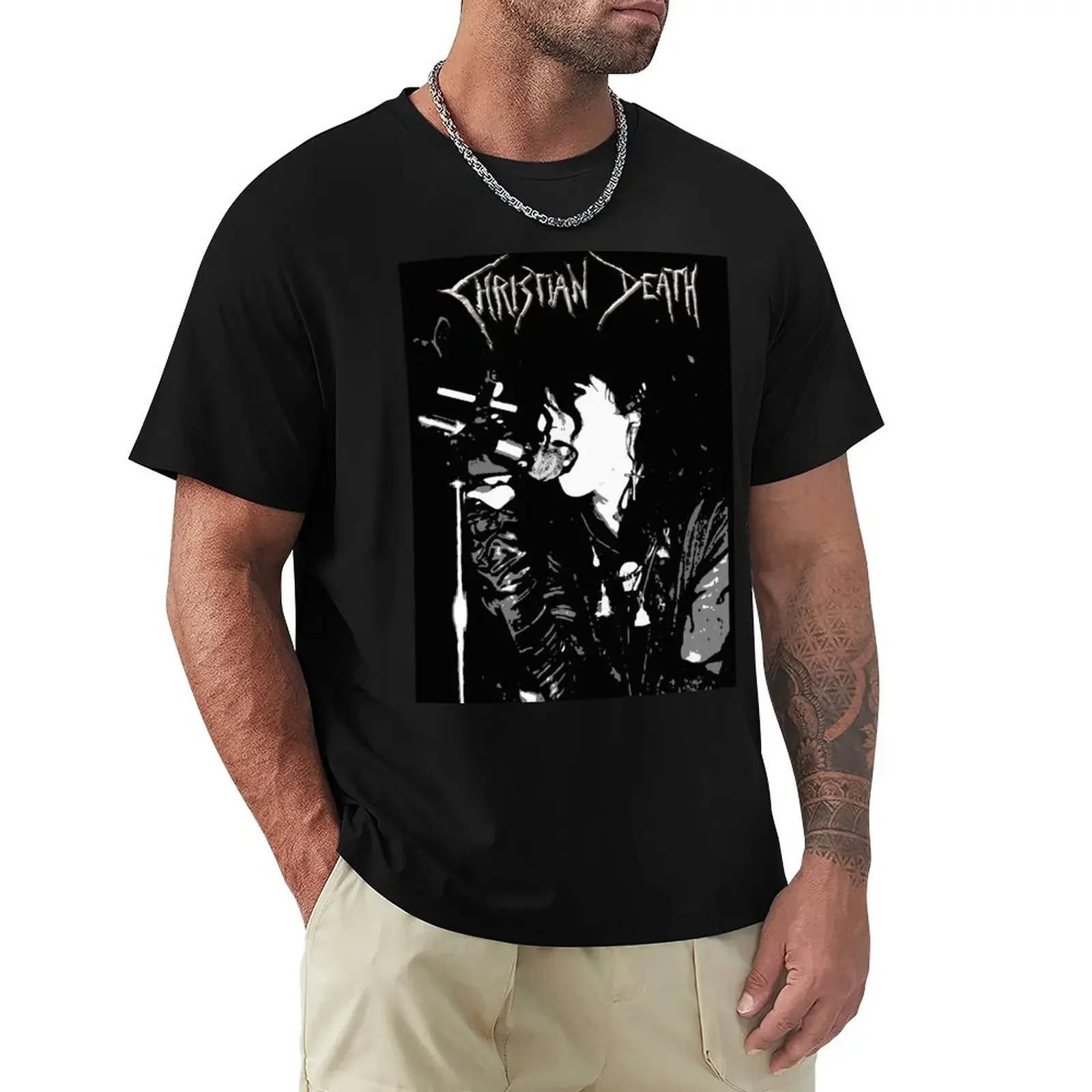 

Christian Death T-Shirt Blouse tees plus sizes men t shirts