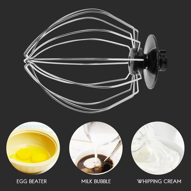 Stainless Steel Balloon Wire Whip Mixer Attachment For EPRO Flour Cake Balloon Whisk Egg Cream Kitchen Tool