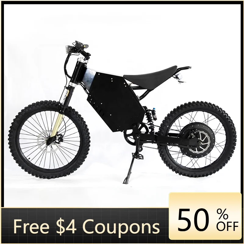 Rs 5000W 8000W Stealth Bomber 72v Electric Off-Road Electric Motorcycle Adult Maximum Speed 80km/h
