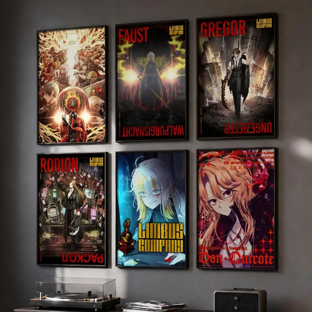 Game L-Limbus company Poster HD Home Wall Stickers House hallway Living Room Bedroom Bar Office Decor Art Prints