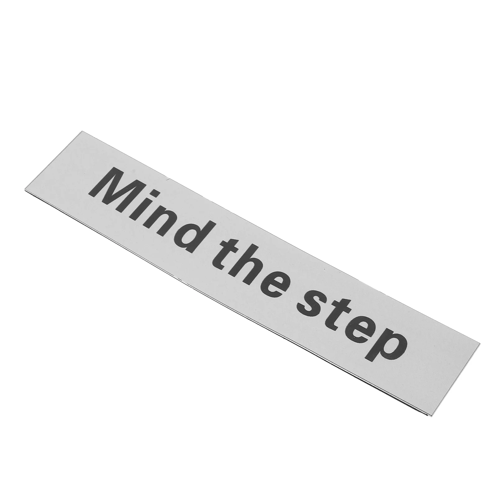 Warning Sign Watch Your Step Outdoor Stainless Steel Caution for Steps Aluminum