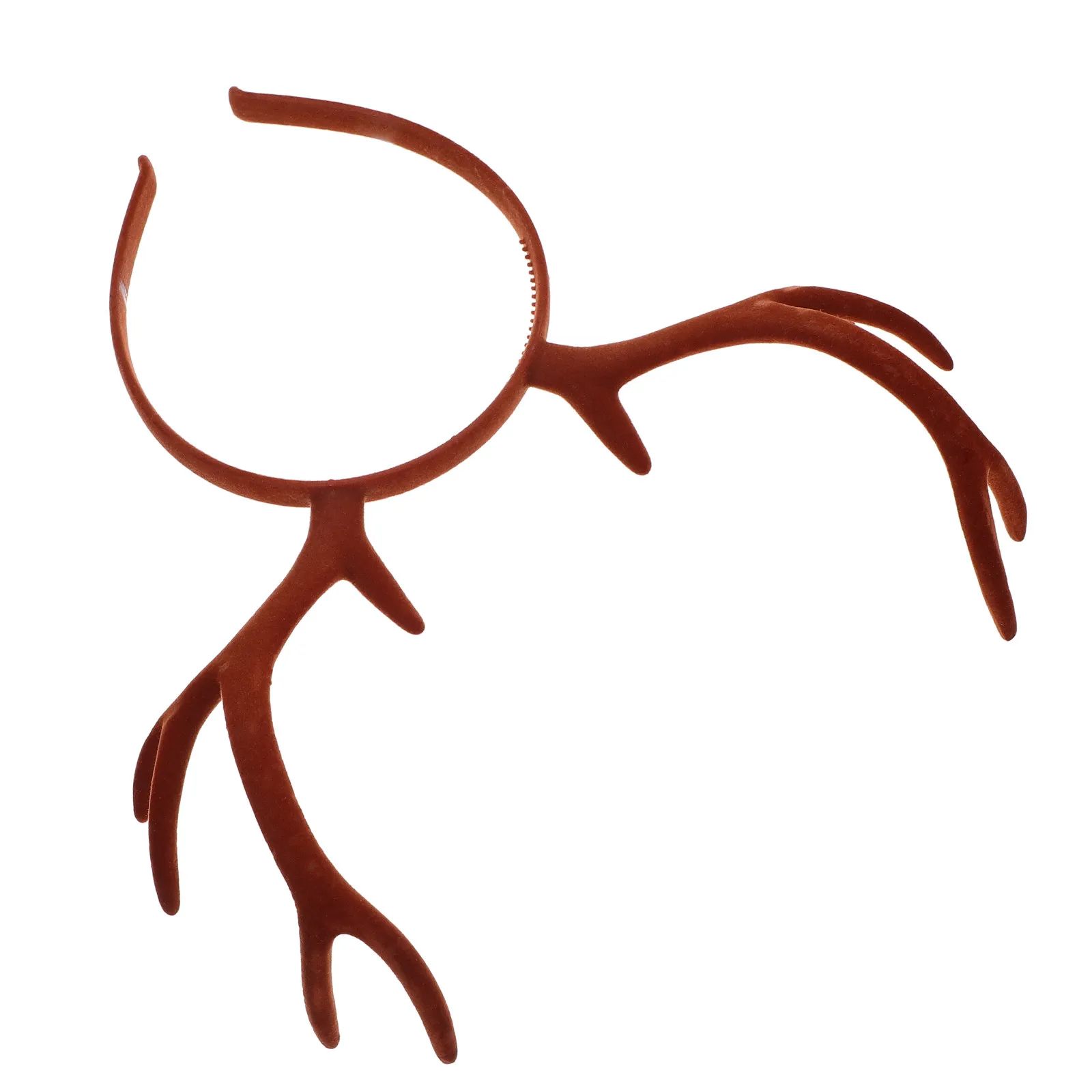 

Повязка на голову из оленьих рогов, коричневая - Легкая повязка для волос из ПВХ в виде рогов животного для женщин - Костюм для Хэллоуина и Рождественских вечеринок