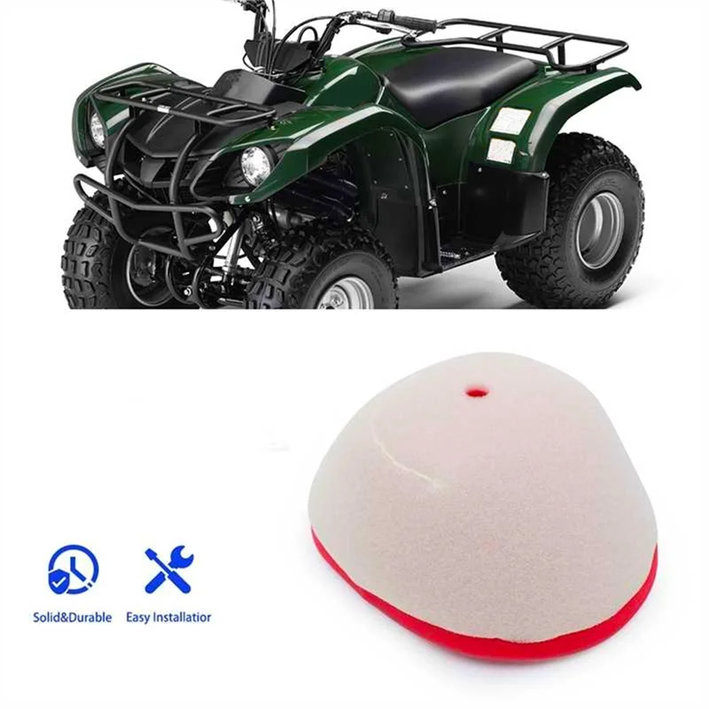 Filtro de aire de esponja para motocicleta, filtro de aire 2XJ-14451-00 para Yamaha YFM125 Grizzly 125 YFM250R Raptor YFS200 Bla