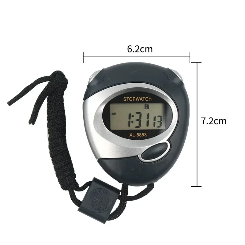 1Pcs Random Electronic Sports Stopwatch Running Football Basketball Competition Special Timer Physical Science Teaching Tool